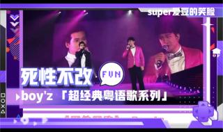 死性不改粤语歌词